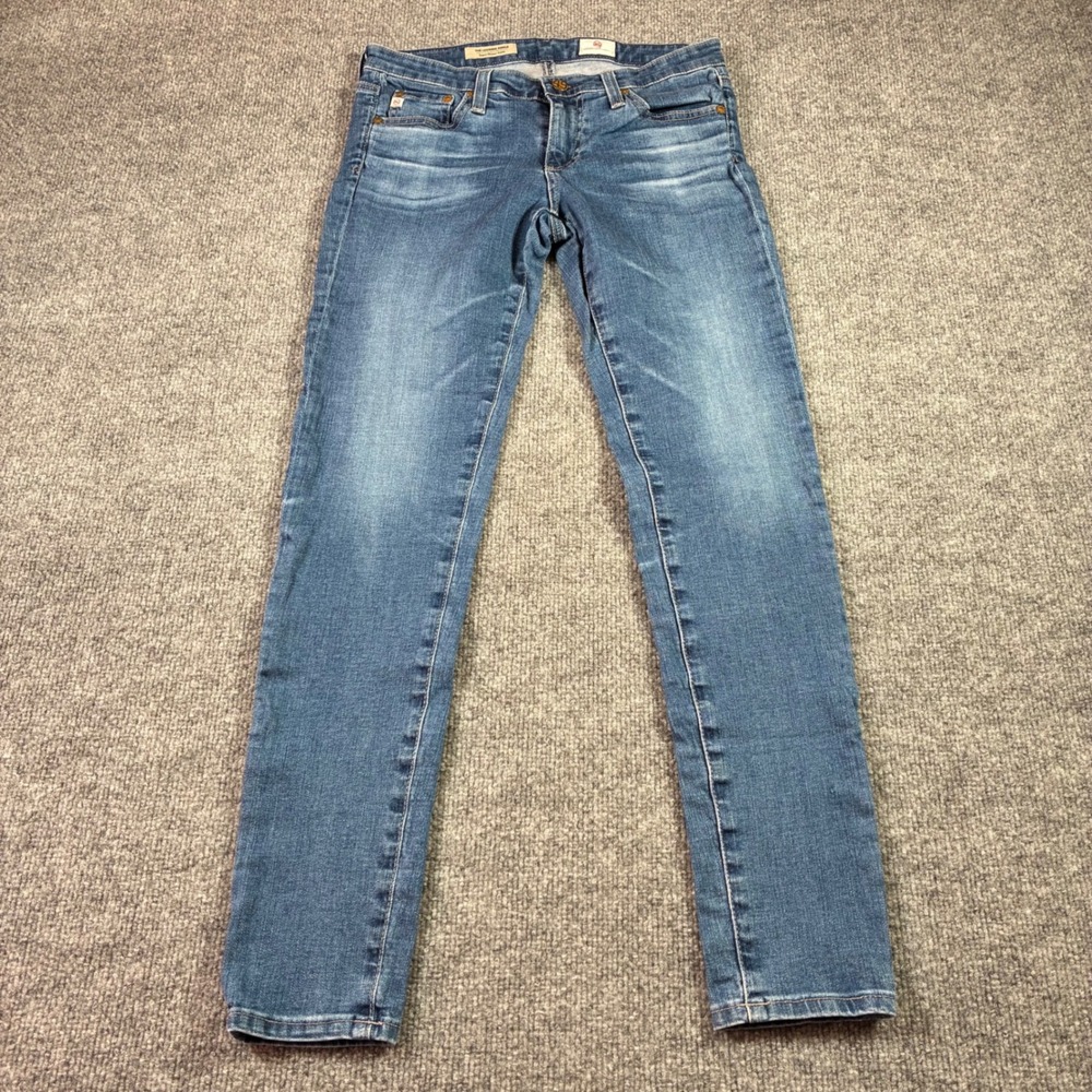 AG Adriano Goldschmied The Legging Ankle Super Skinny Jeans Womens 27 Blue